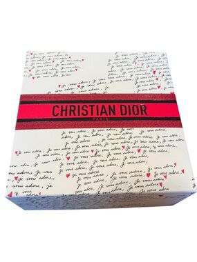 Christian Dior Je Vous Adore Limited Edition White Red Gift Box 8x8x4.5